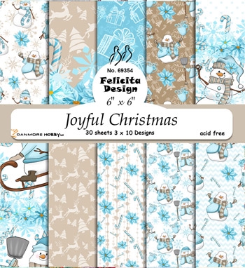  Felicita Design Joyful Christmas 15,5x15,5cm 3x10 design 200g